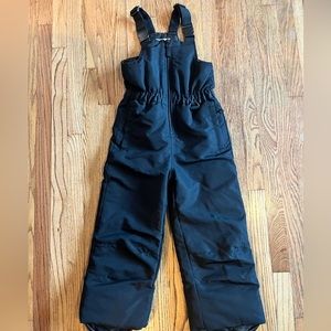 Roebucks & Co. Kids Black Snow Bib Sz 6x